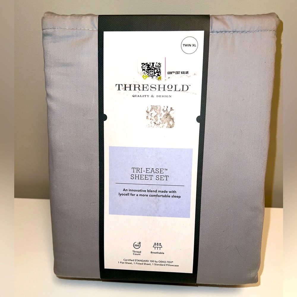 Threshold Tri-Ease Sheet Set - Gray